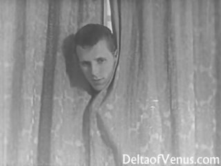 Wijnoogst porno 1950s voyeur neuken