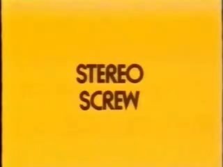 Stereo screw