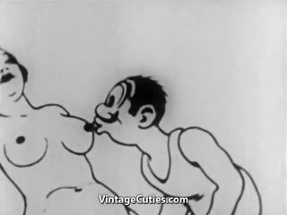 Kasar seks di sebuah liar karikatur