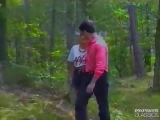 Personligt klassiker dp i den skogs, fria kön video- 45